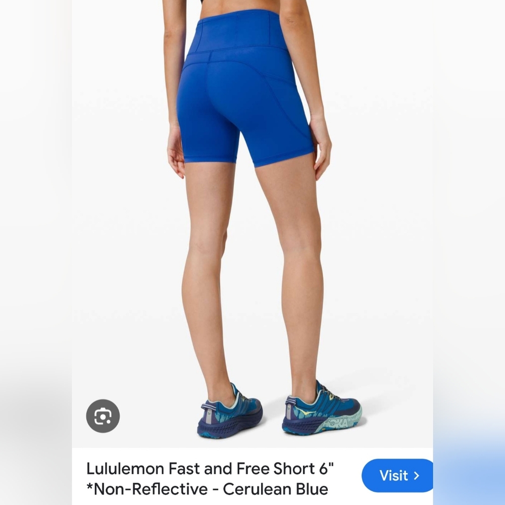 Lululemon Sz 12 Fast & Free Shorts
